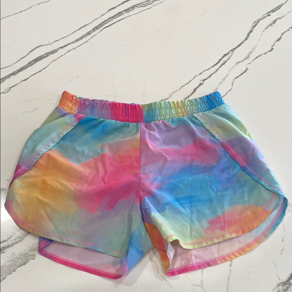 All in motion girls Colorful Tie-Dye Shorts